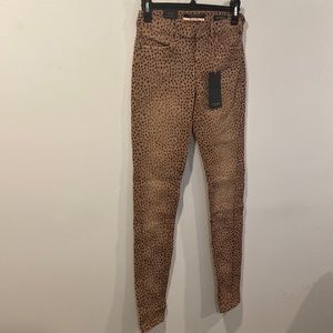 SCOTCH & SODA Women’s Animal Print Skinny Jeans